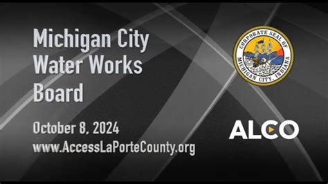 hayti water department|michigan city water works.